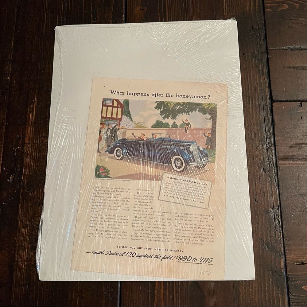 Packard 120 Advertisement 1936